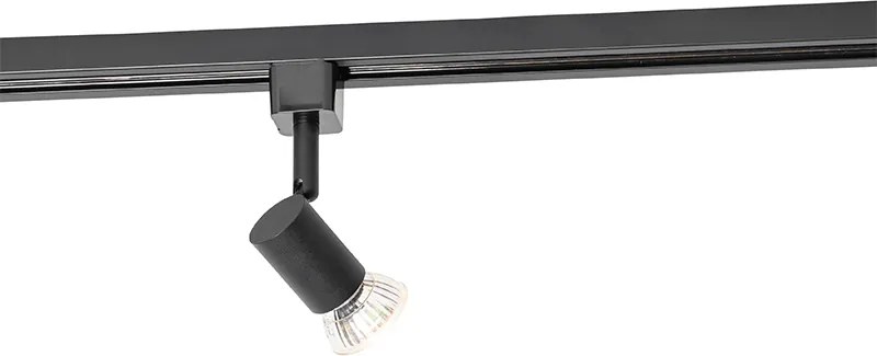Spot modern pe șină negru pe șină monofazată - Jeany