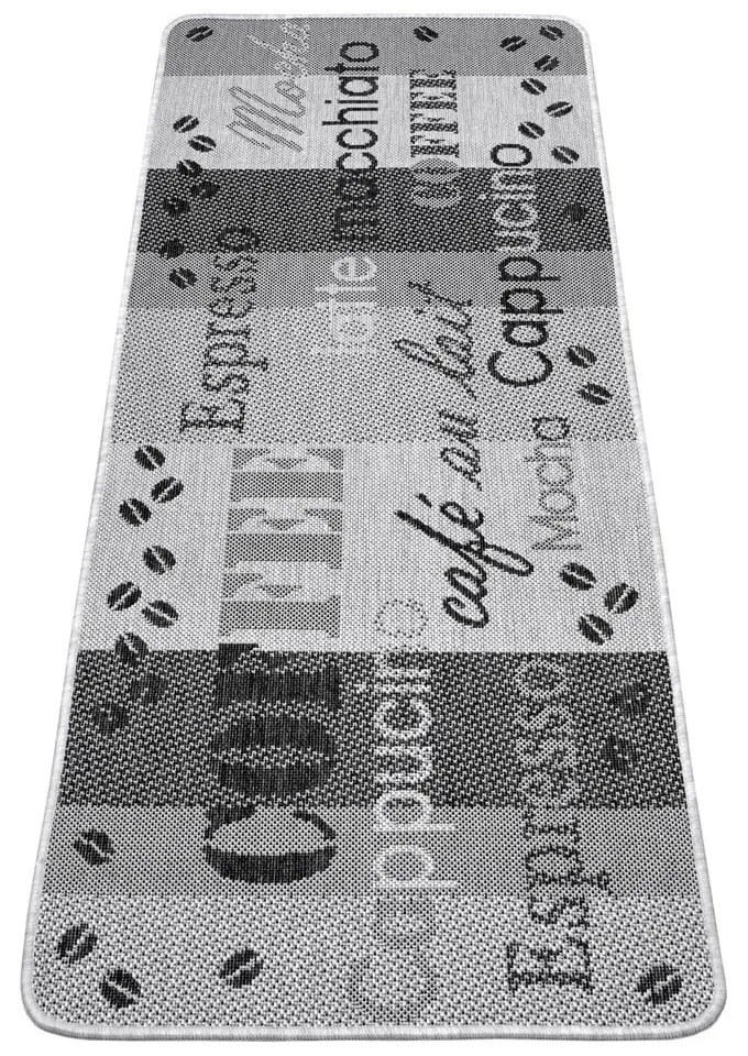 Covor de bucătărie Hanse Home Weave Coffee Selection, 70x180 cm, gri