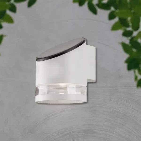 LED lampă solară de perete exterior 1W 3,7V 3000K IP54 1200mAh albă