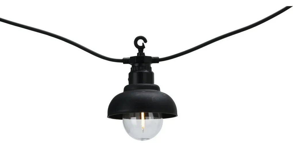 Lanț de petrecere cu LED-uri pentru exteriorMarco, 4,5 m, 10, filamente LED, IP 44