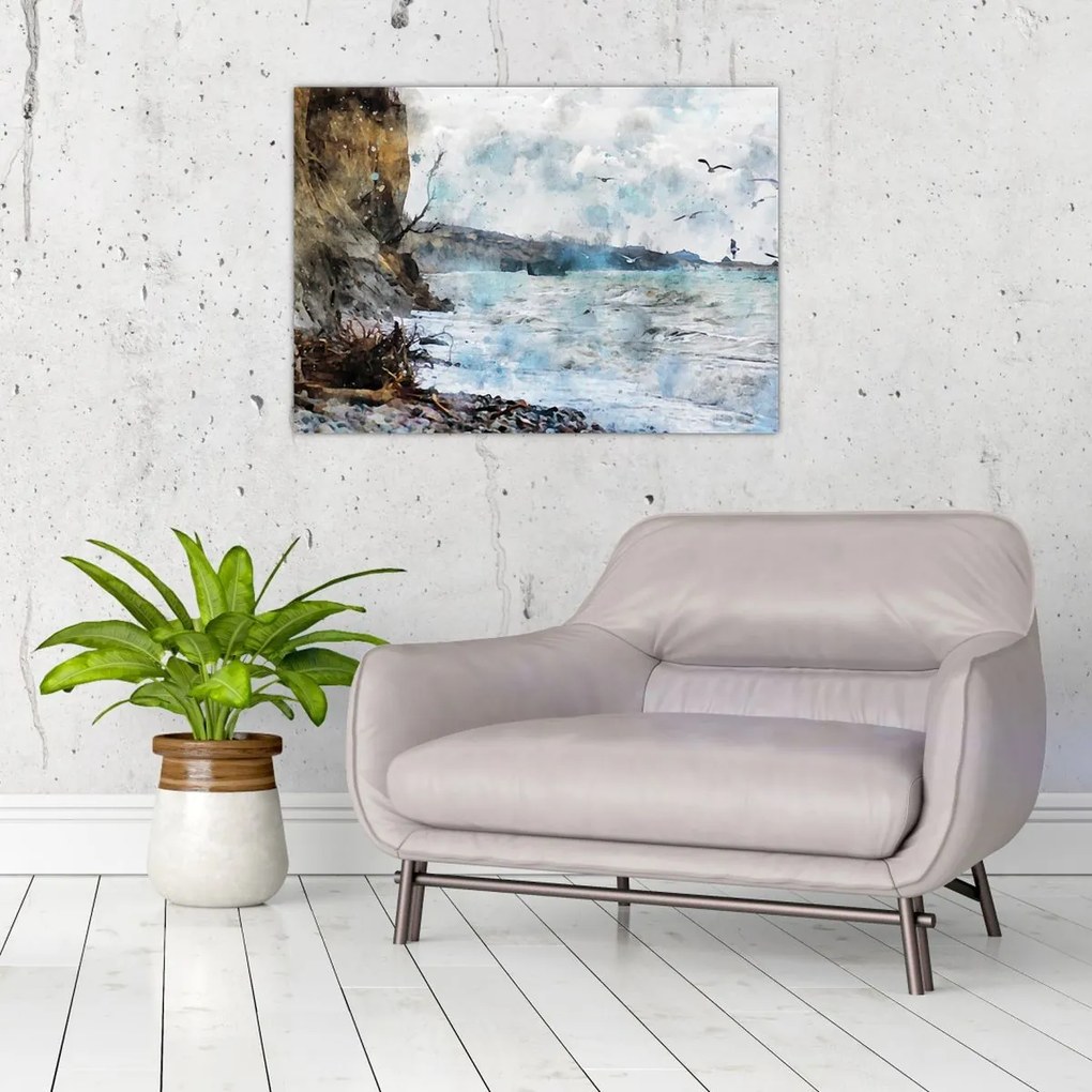 Tablou - Recif, acuarelă (70x50 cm)