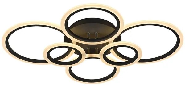 Lustră LED dimabilă aplicată LED/85W/230V 3000-6500K + telecomandă