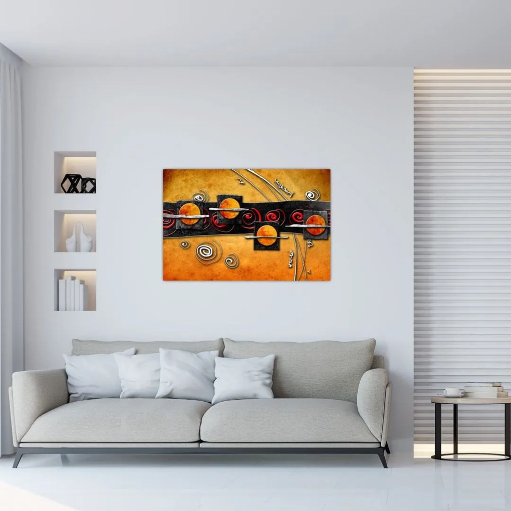 Tablou abstacției - Panete (90x60 cm)