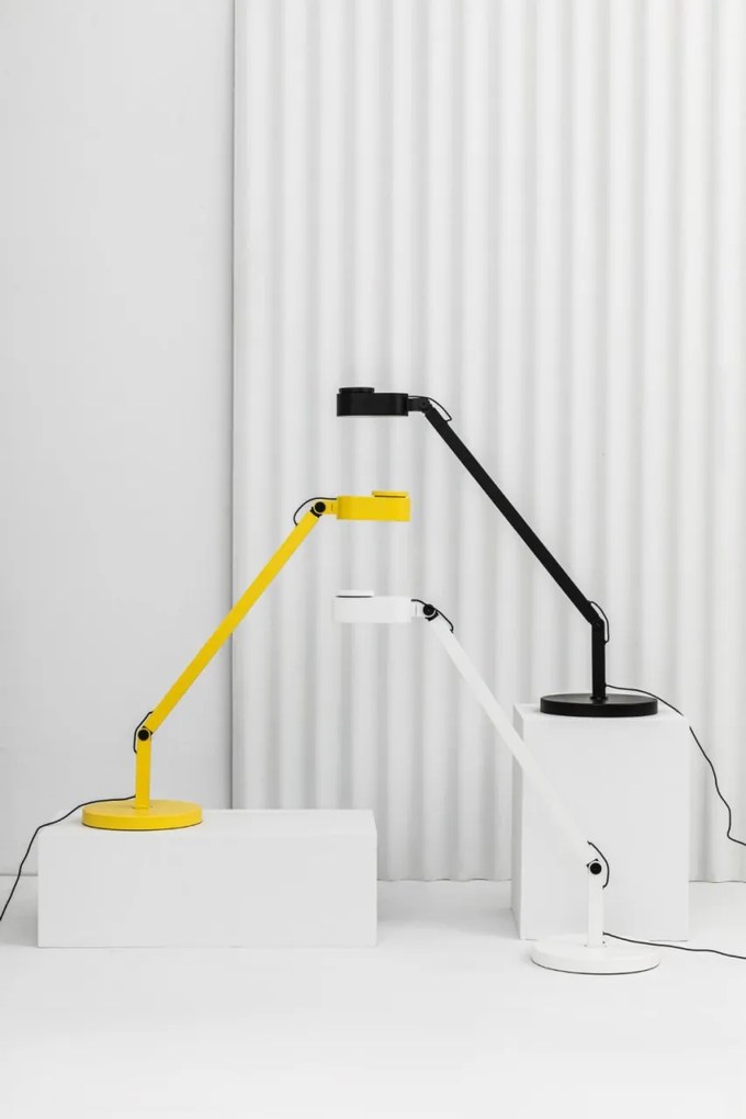 Veioza LED dimabila / Lampa de birou design ultra-modern INVITING galbena
