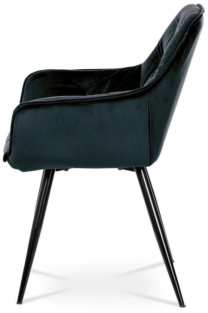 Set de scaune de sufragerie DCH-421 BK4, 2 buc.