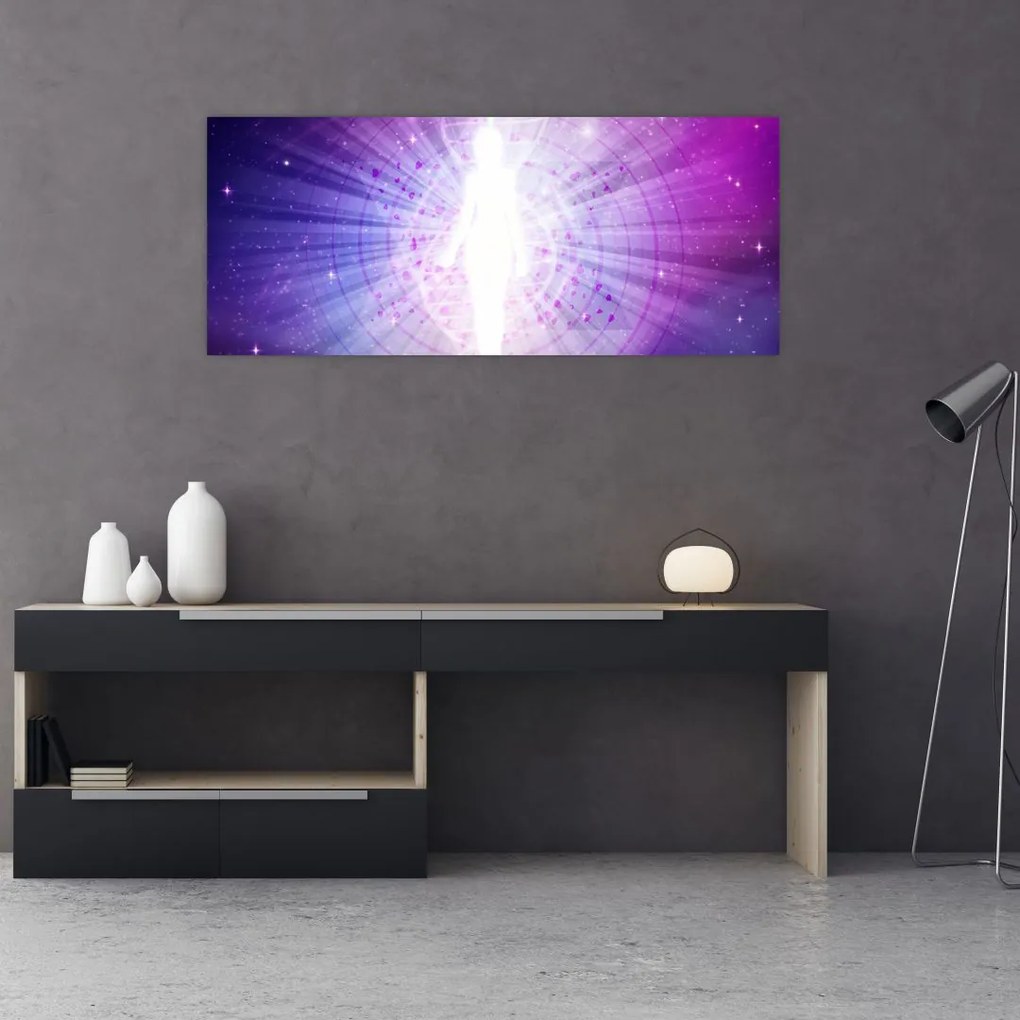 Tablou abstract - Femeie (120x50 cm)