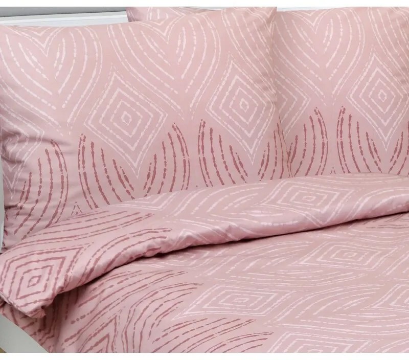Bellatex Satin foi Ornament roz vechi , 140 x 200cm, 70 x 90 cm, 140 x 200 cm, 70 x 90 cm