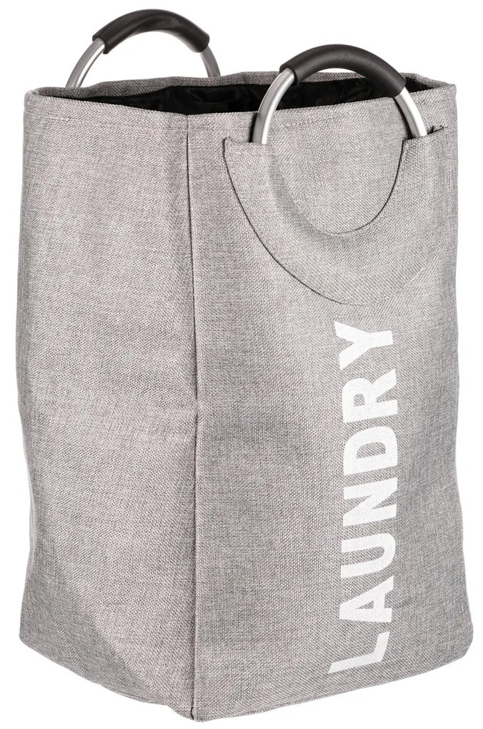 Coș de rufe LAUNDRY 33 x 27 x 53 cm,gri