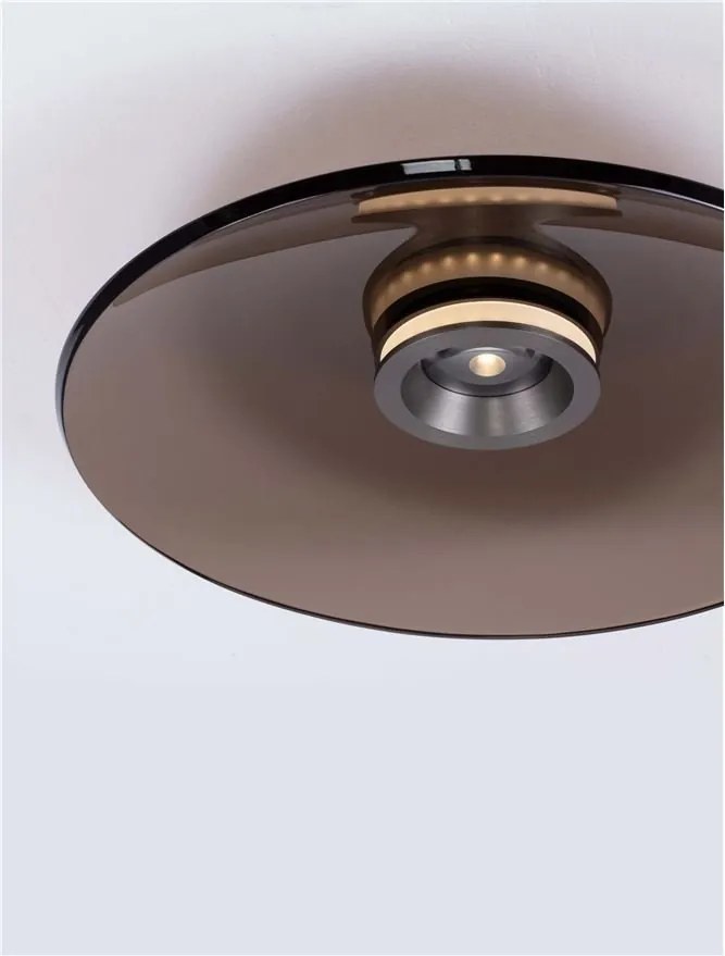 Plafoniera LED design ambiental Esti maro inchis