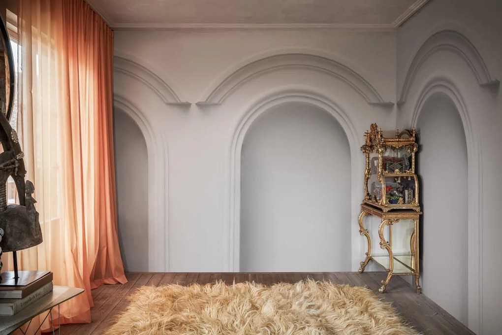 Fototapet, Forest Vaults, White, Rebel Walls