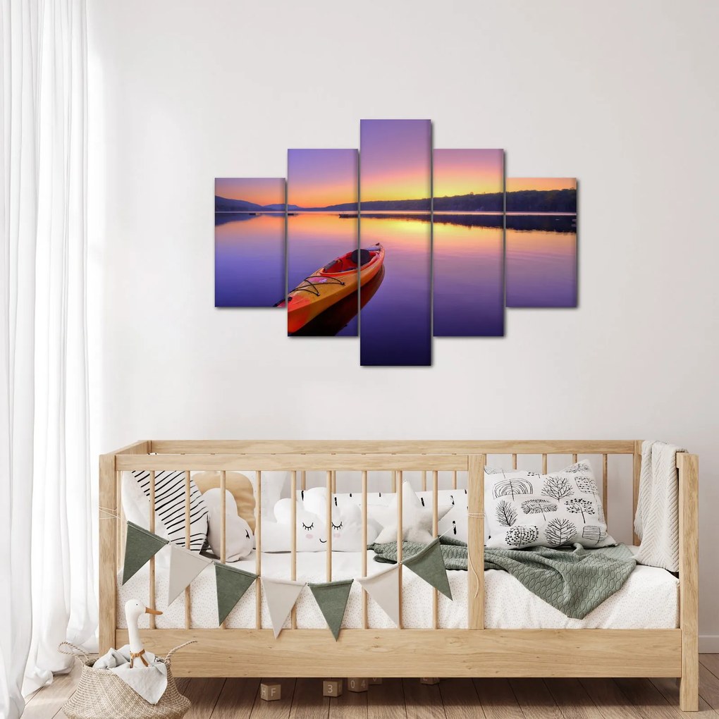Tablou - Kayak pe lac (150x105 cm)