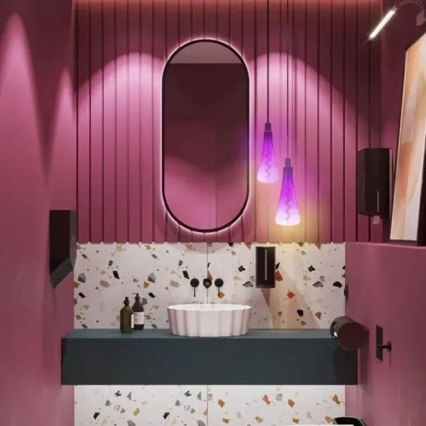 Bec LED FILAMENT SHAPE T110 E27/5W/230V 1800K mov