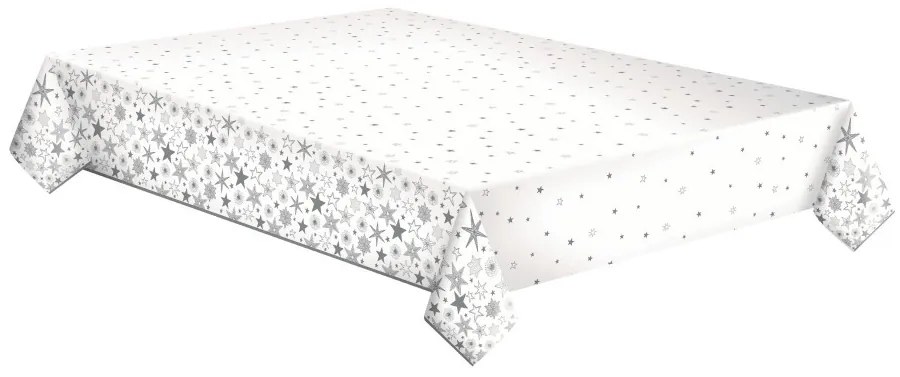Crăciun Silver Stars față de masă de hârtie 120x180 cm