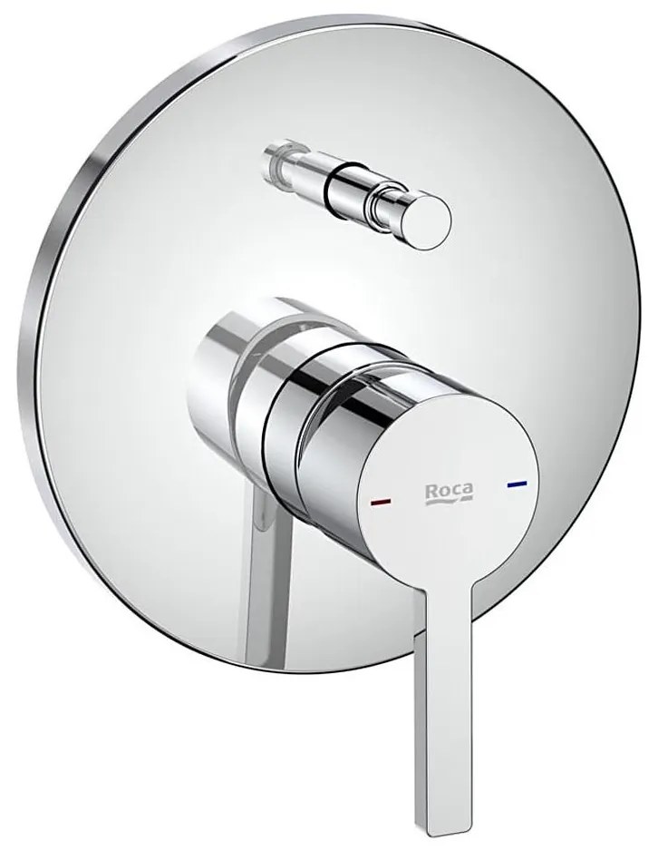 Roca NAIA A5A0B96C00 - baterie de duș pentru montaj încastrat, crom lucios