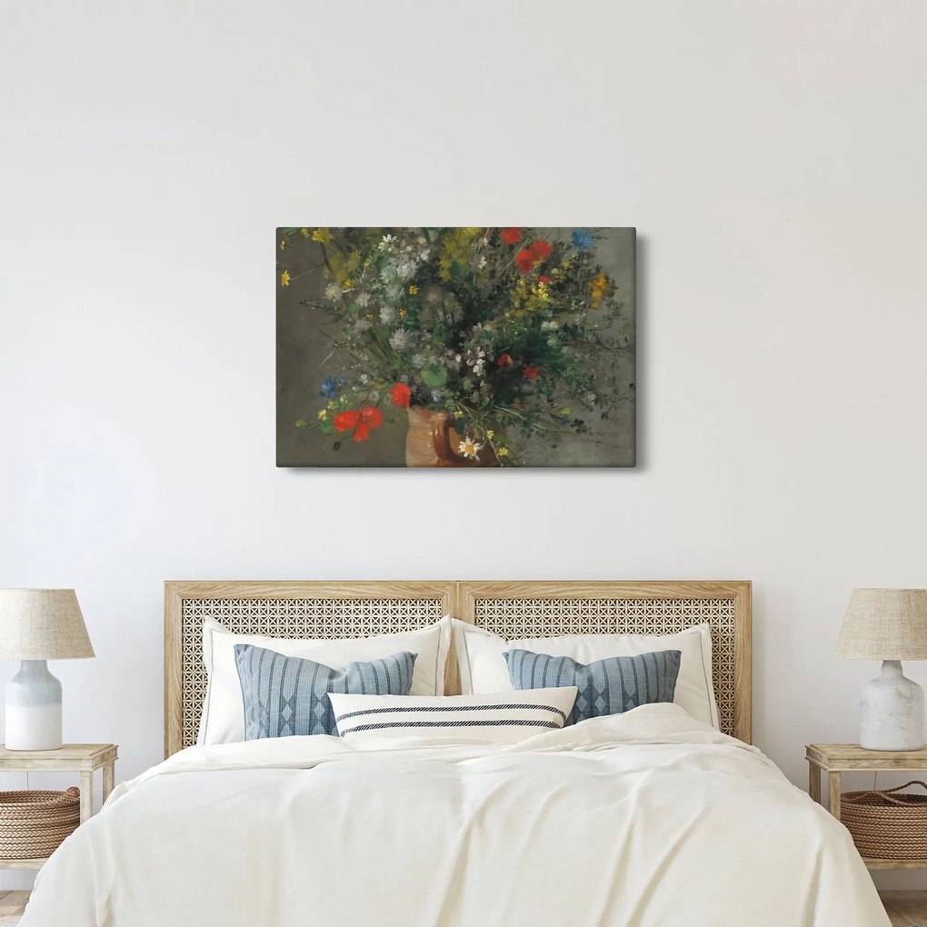 Tablou - Auguste Renoir, Flowers in a Vase, reproducere (90x60 cm)