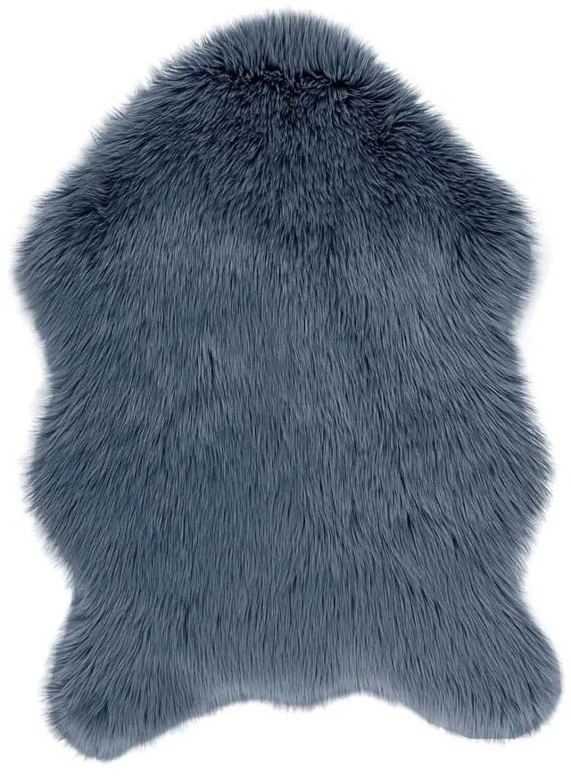 Blană artificială Tiseco Home Studio Sheepskin, 60 x 90 cm, albastru