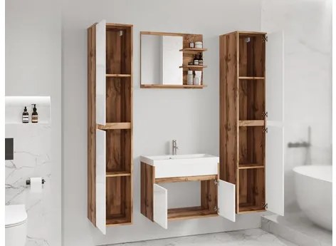 Mobilier baie Garmana XL (bodega + Negru grafit) (cu baterie Economico BYU 020M și sifon). 1103918