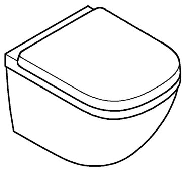 GROHE 39693000 - Vas WC suspendat compact EURO CERAMIC, cu sistem Triple Vortex, 53 l, ceramică/albă