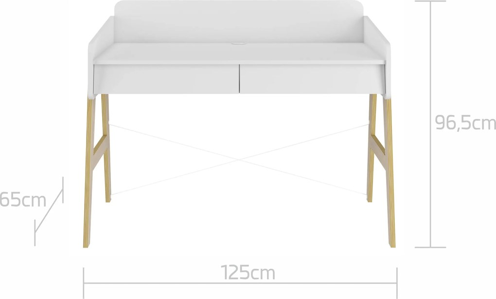 OFERTA Birou de scris pentru copii alb SO SIXTY Calitatea II.