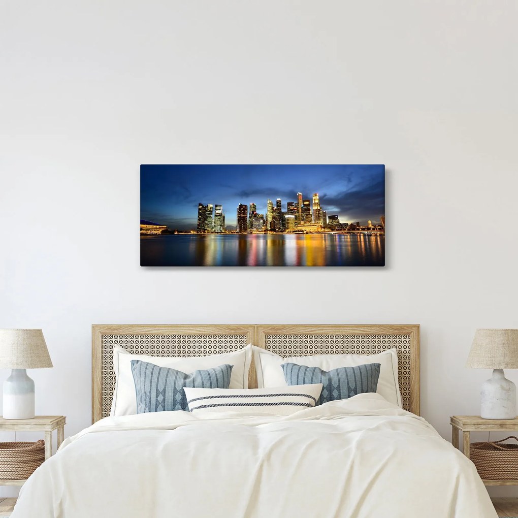 Tablou cu zgârie norii (120x50 cm)