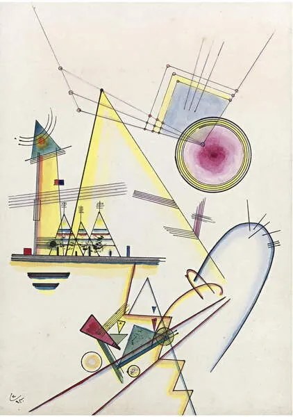 Reproducere Ame delicate Peinture (1925), Wassily Kandinsky