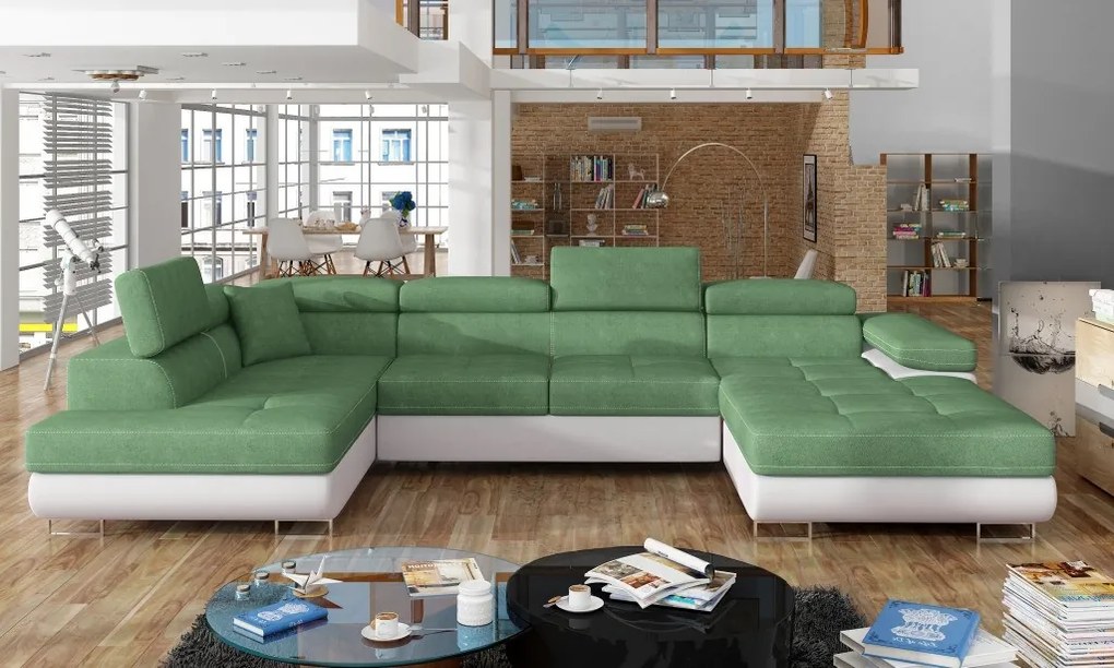 Coltar living extensibil Rodrigo – L345 x l202 x h90 cm