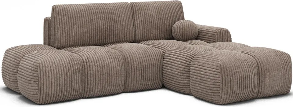 Colțar Vittario extensibil, 227x170x95 cm, orientare dreapta – Modullo 20