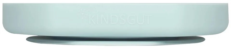 Farfurie pentru copii albastru-deschis din silicon 19x20,5 cm – Kindsgut