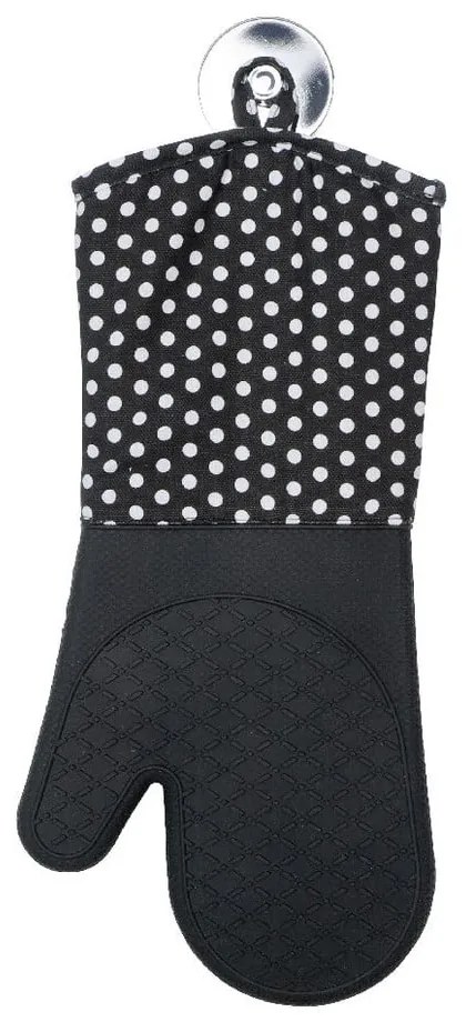 Set 2 mănuși din silicon Wenko Oven Black, negru