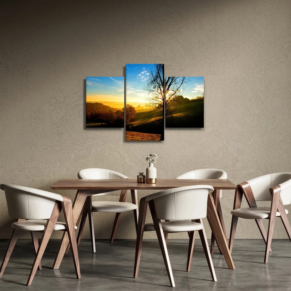 Tablou cu răsăsrit de soare (90x60 cm)