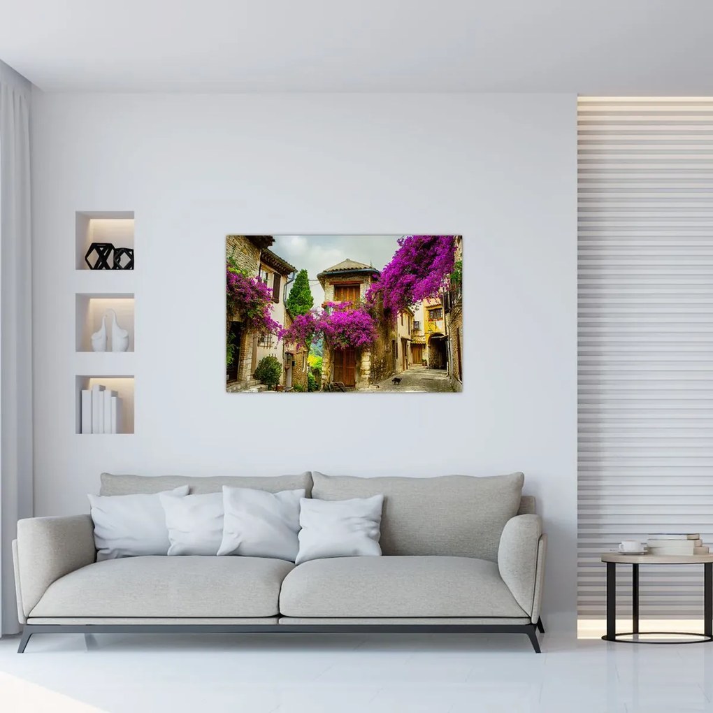 Tablou - Alee mediteraneană leneșă (90x60 cm)