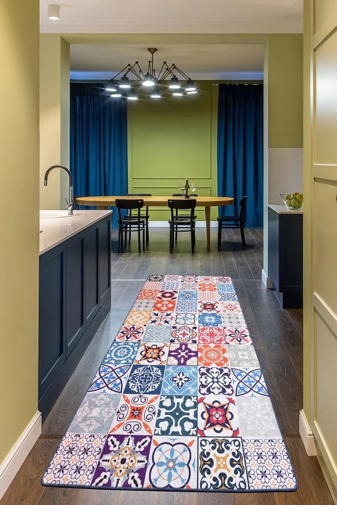 Covor, Ceramico Djt, 80x300 cm, Multicolor