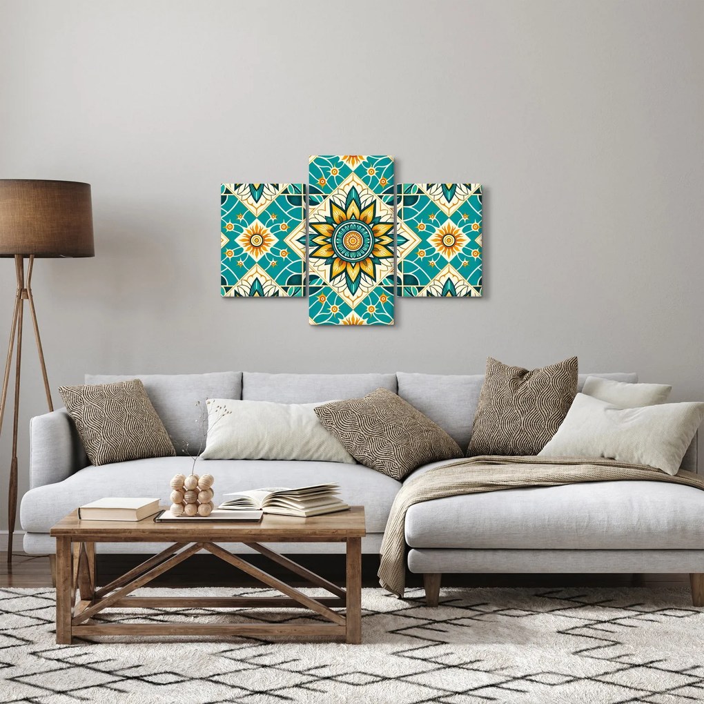 Tablou - Model turcoaz (90x60 cm)