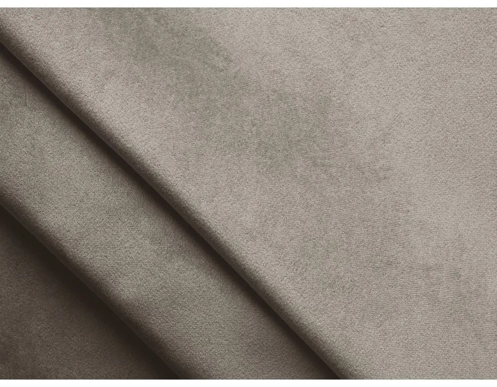 Colțar bej cu tapițerie din catifea (cu colț pe partea dreaptă) Moana – Makamii