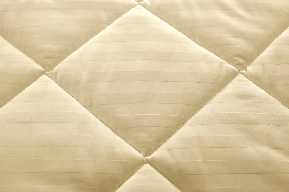 Pilota Alcam damasc, toamna / iarna, bambus, 140x200 cm, ivoire