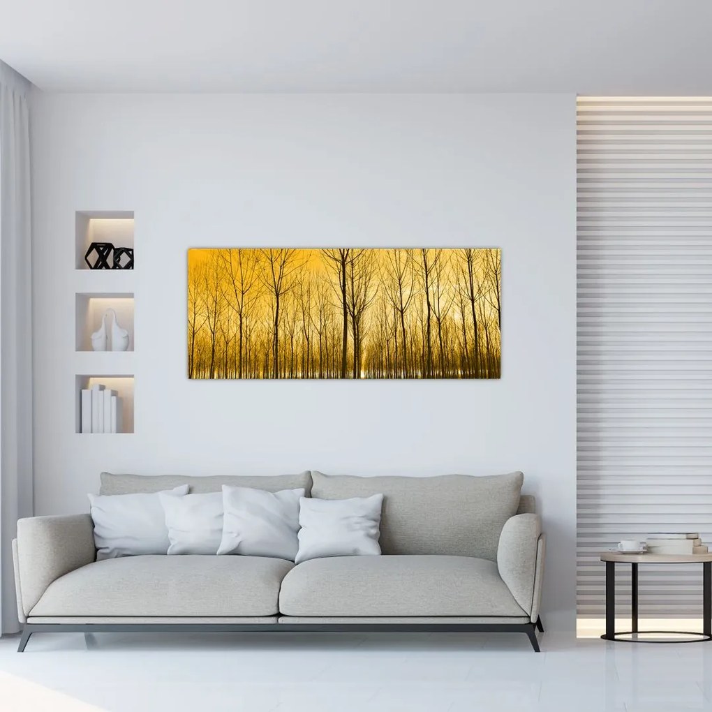 Tablou - Palntație cu pomi (120x50 cm)