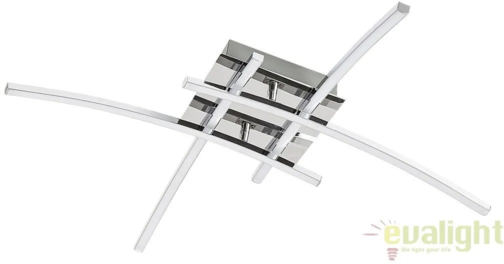 Plafoniera LED design modern, finisaj crom, Alexis 2503 RX