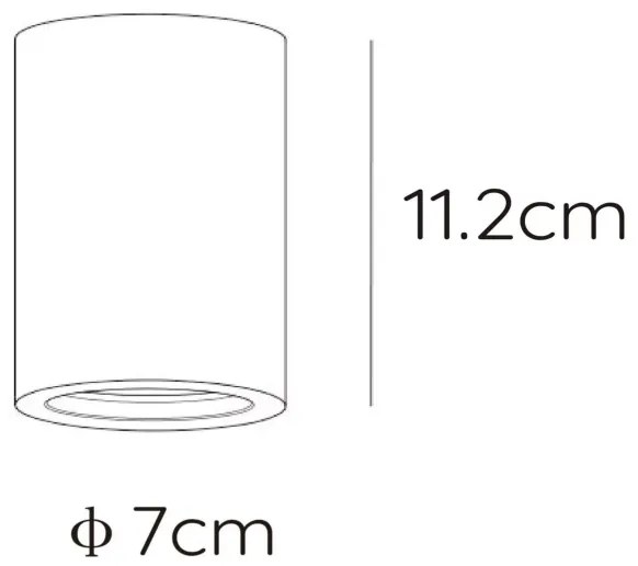 Lucide 35100/11/31 - Plafoniera GIPSY 1xGU10/35W/230V