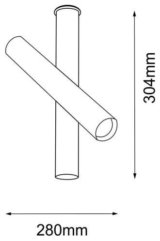 Spot AKADI 1xGU10-MR11/15W/230V alb/auriu Amplex 8894