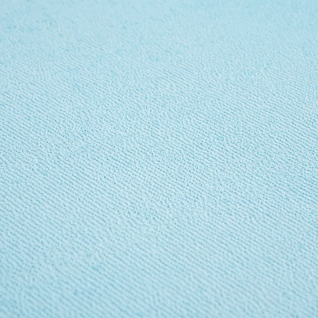 Cearșaf pat 4Home, din frotir, albastru deschis, 180 x 200 cm, 180 x 200 cm