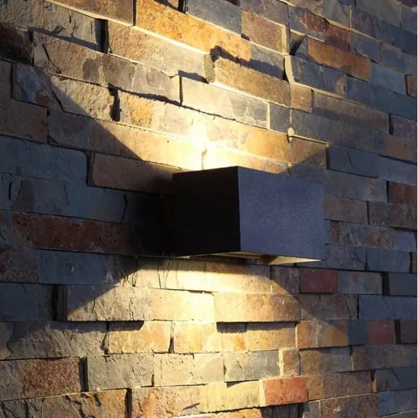 Aplică LED de exterior LED/12W/230V IP54 neagră