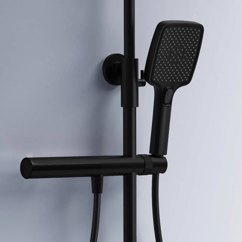 Set dus cu termostat REA Pedro Black