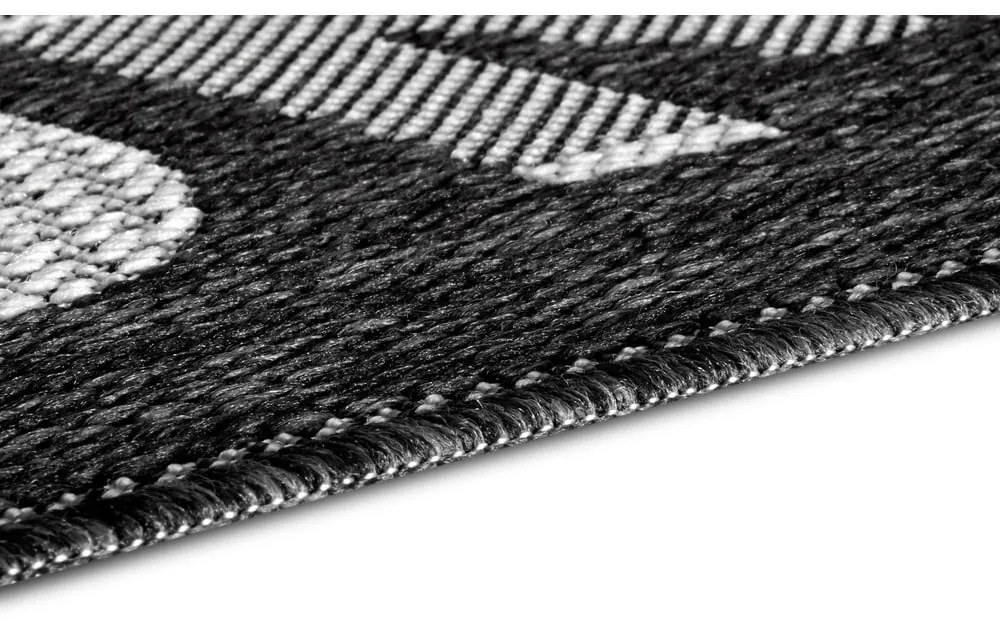 Covoraș intrare Hanse Home Weave Smiley, 50x80 cm, gri antracit