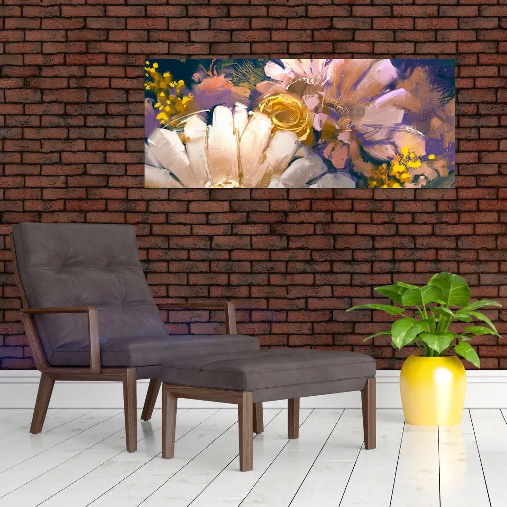 Tablou - Flori (120x50 cm)