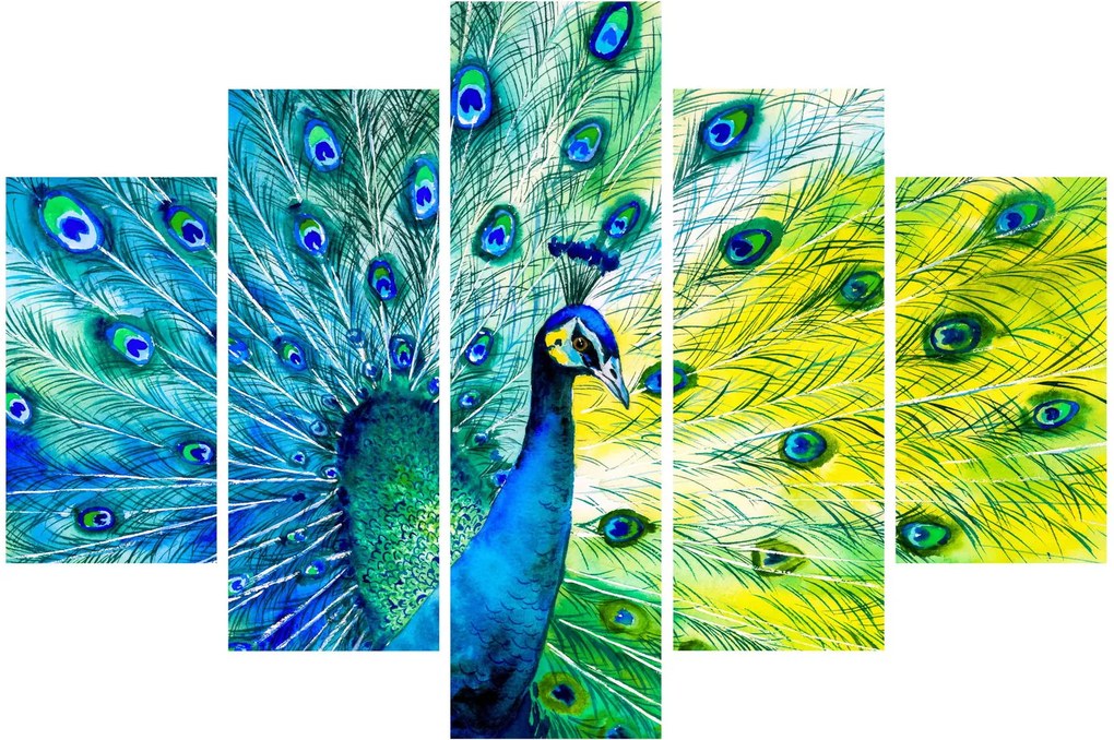 Tablou - Păun (150x105 cm)