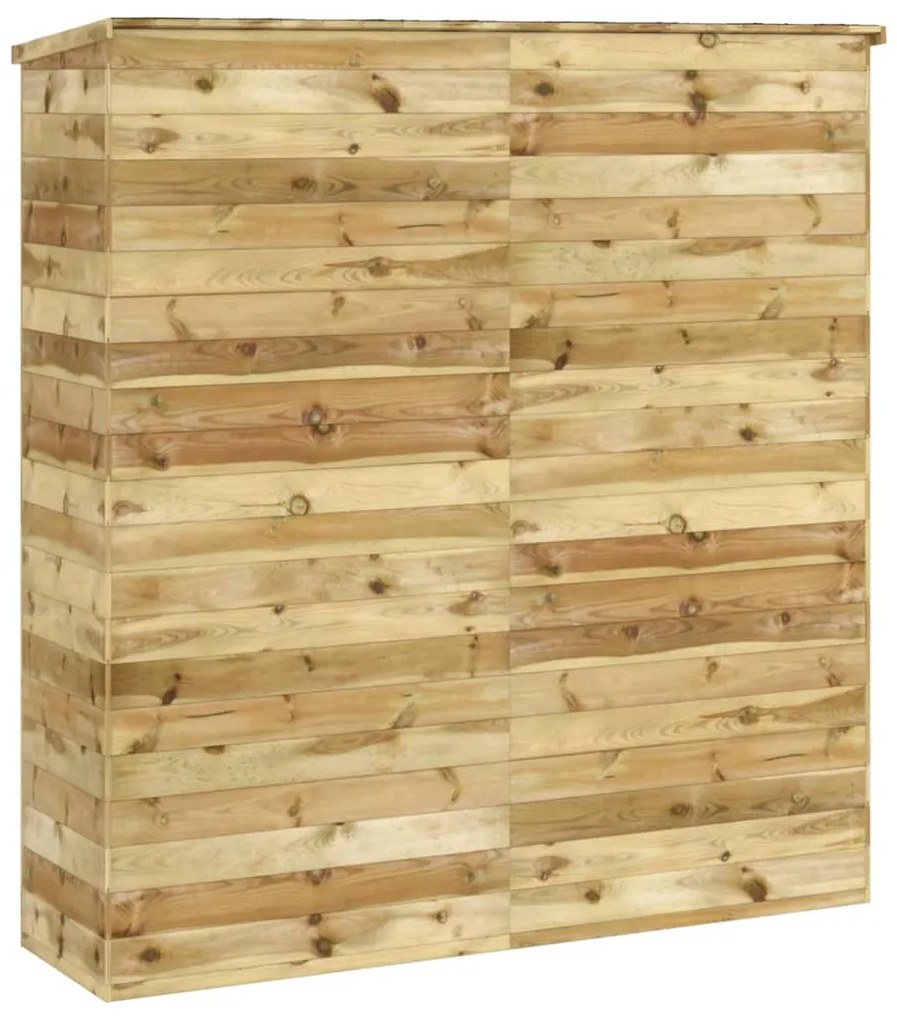 Magazie de gradina pentru scule, 163x50x171 cm, lemn masiv pin