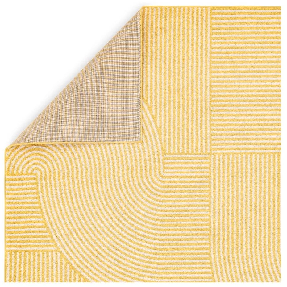Covor galben 160x230 cm Muse Yellow Geometric – Asiatic Carpets