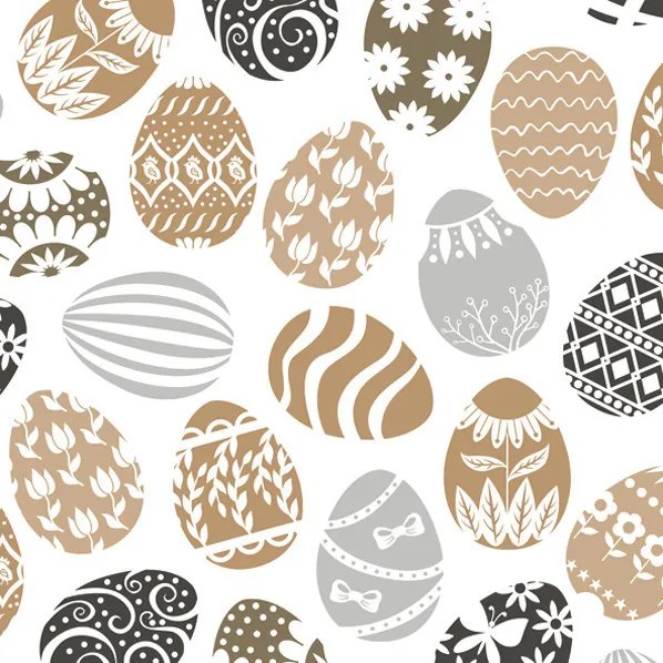 Paște Elegant Eggs șervețel 20 bucăți 25x25 cm