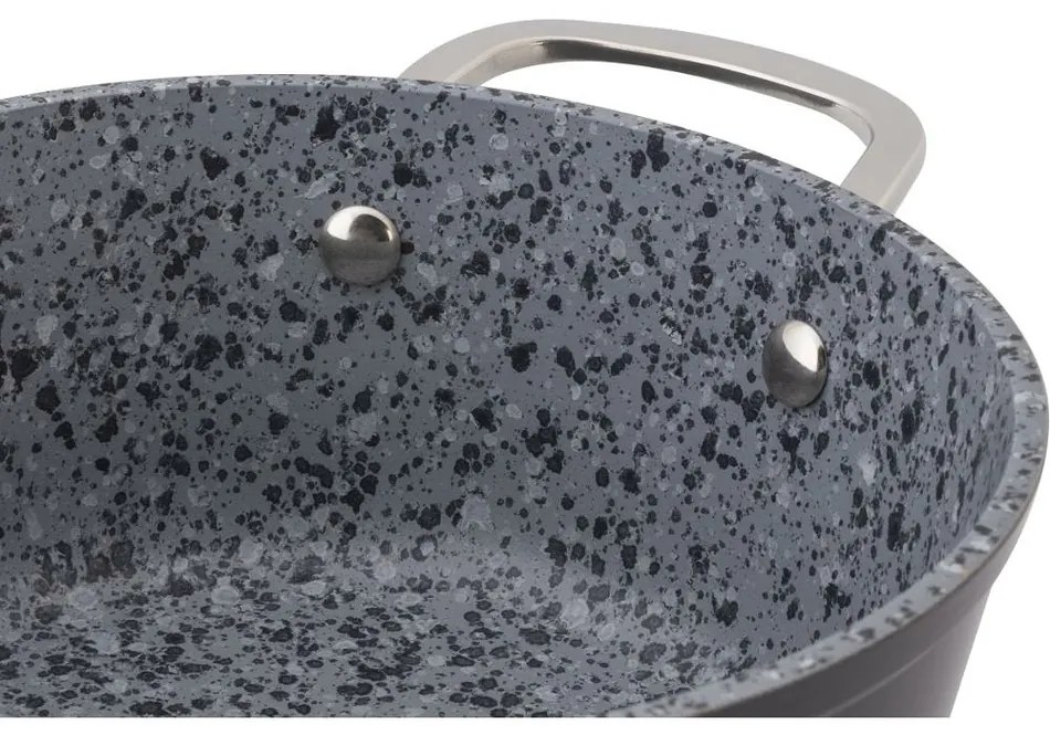 Lamart LT1254 cratiță cu capac Granit, diametru 24cm
