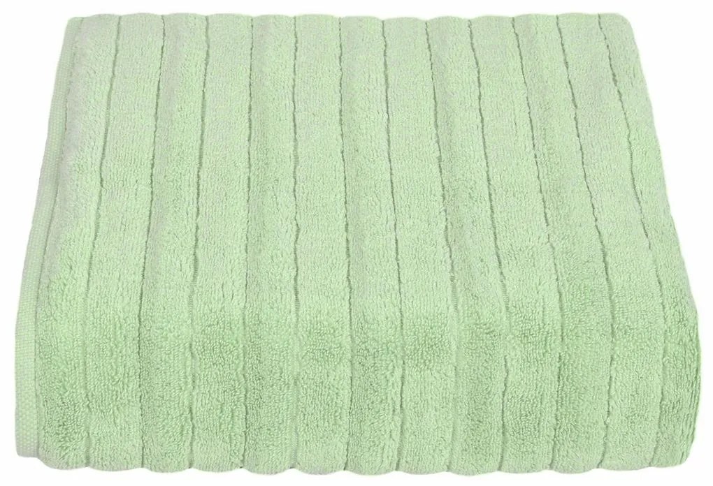 Prosop baie micro bumbac DELUXE verde, 70 x 140 cm, 70 x 140 cm